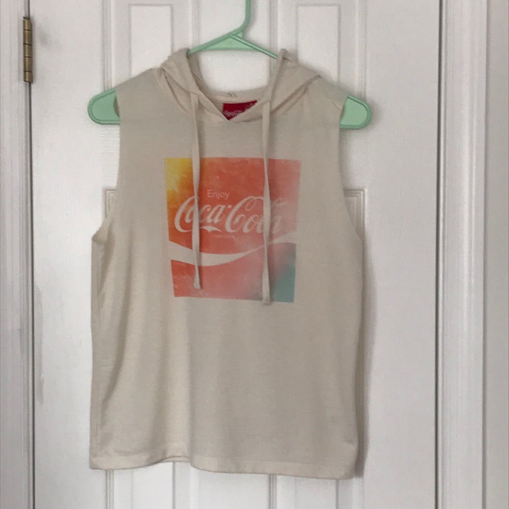 Coca-Cola Sleeveless Hoodie